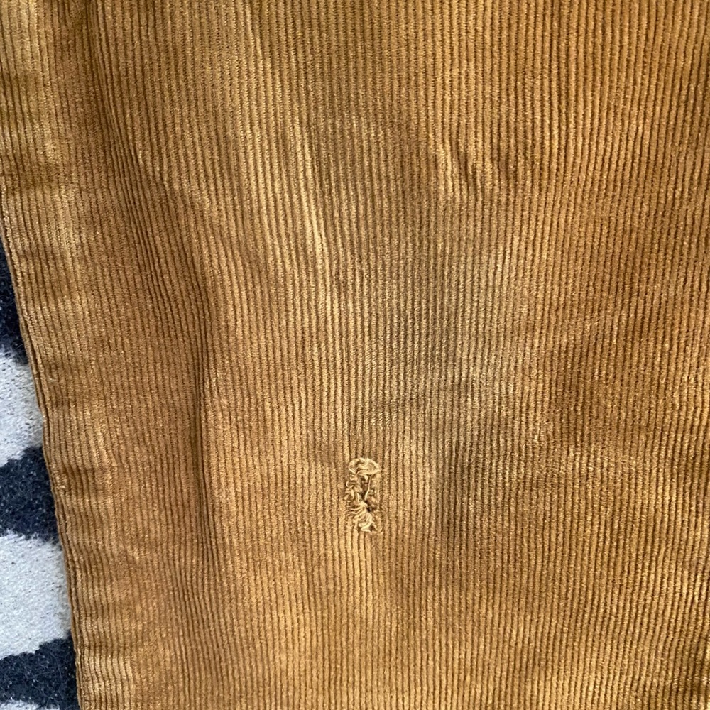 Patagonia Organic Cotton Corduroy Pants Mustard Tan Women's Size 27 - Picture 4 of 13